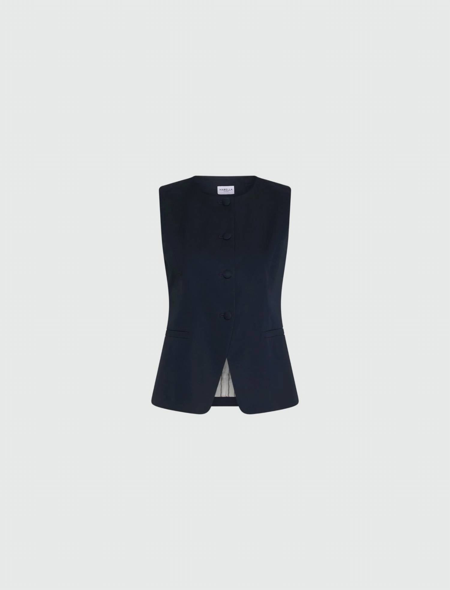 Marella - Cotton Gabardine Gilet