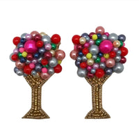 Allie Beads - Women's Bubbly Champagne Earrings