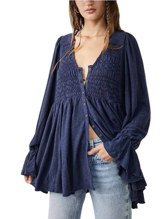 Free People - Don‚Äôt Call Me Baby Long Sleeve Top