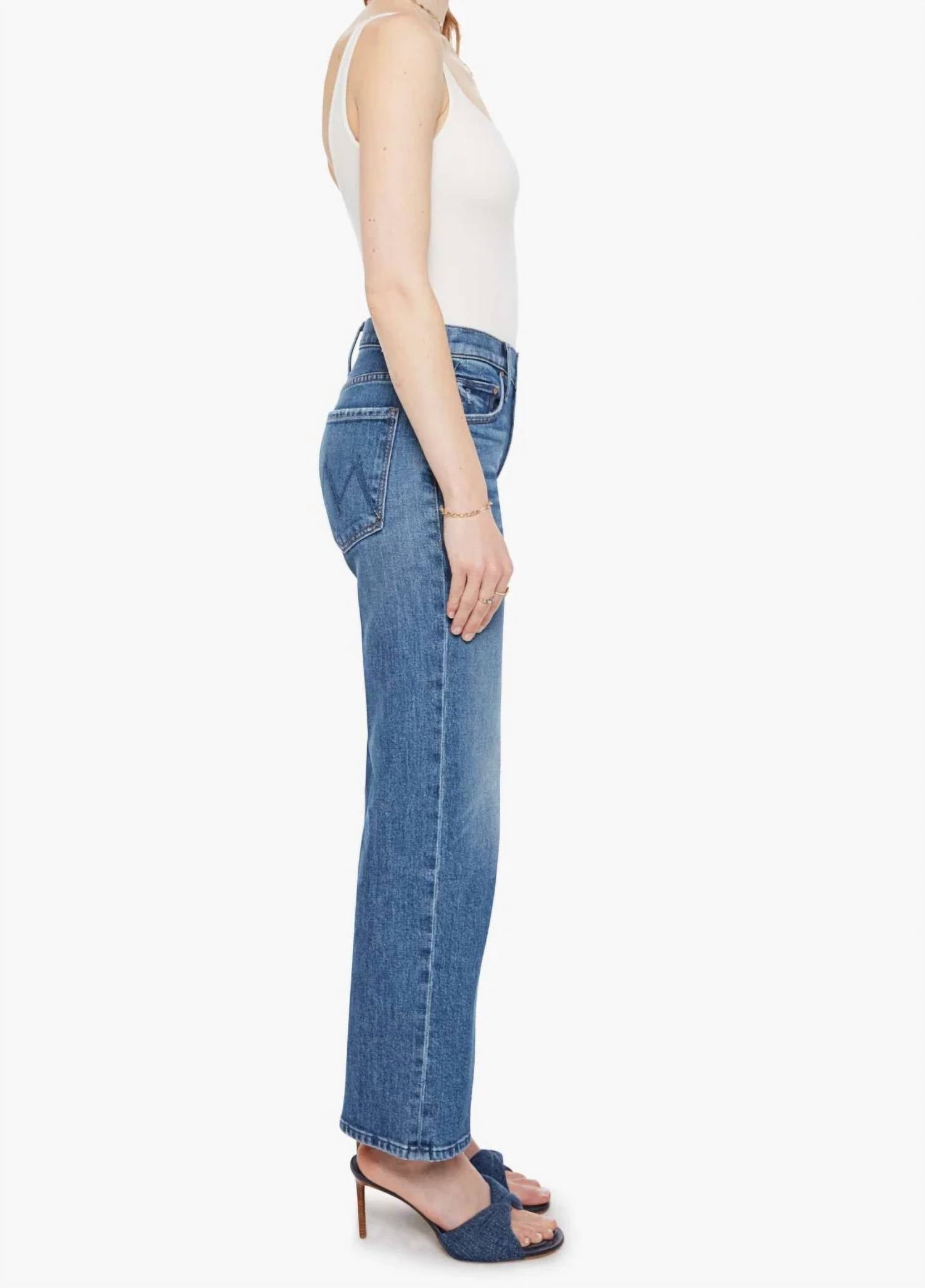 Mother - Mid Rise Rambler Zip Ankle Jeans