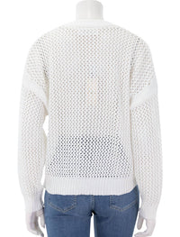Self Contrast - Maggie Fishnet Cardigan
