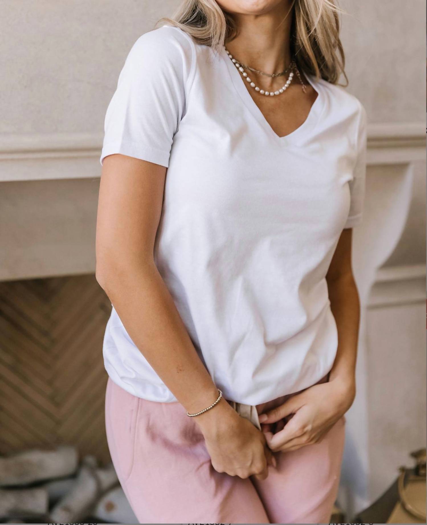 Ampersand Ave - Lilac V Neck Tee
