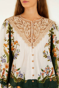 Farm Rio - Nature Long Sleeve Blouse