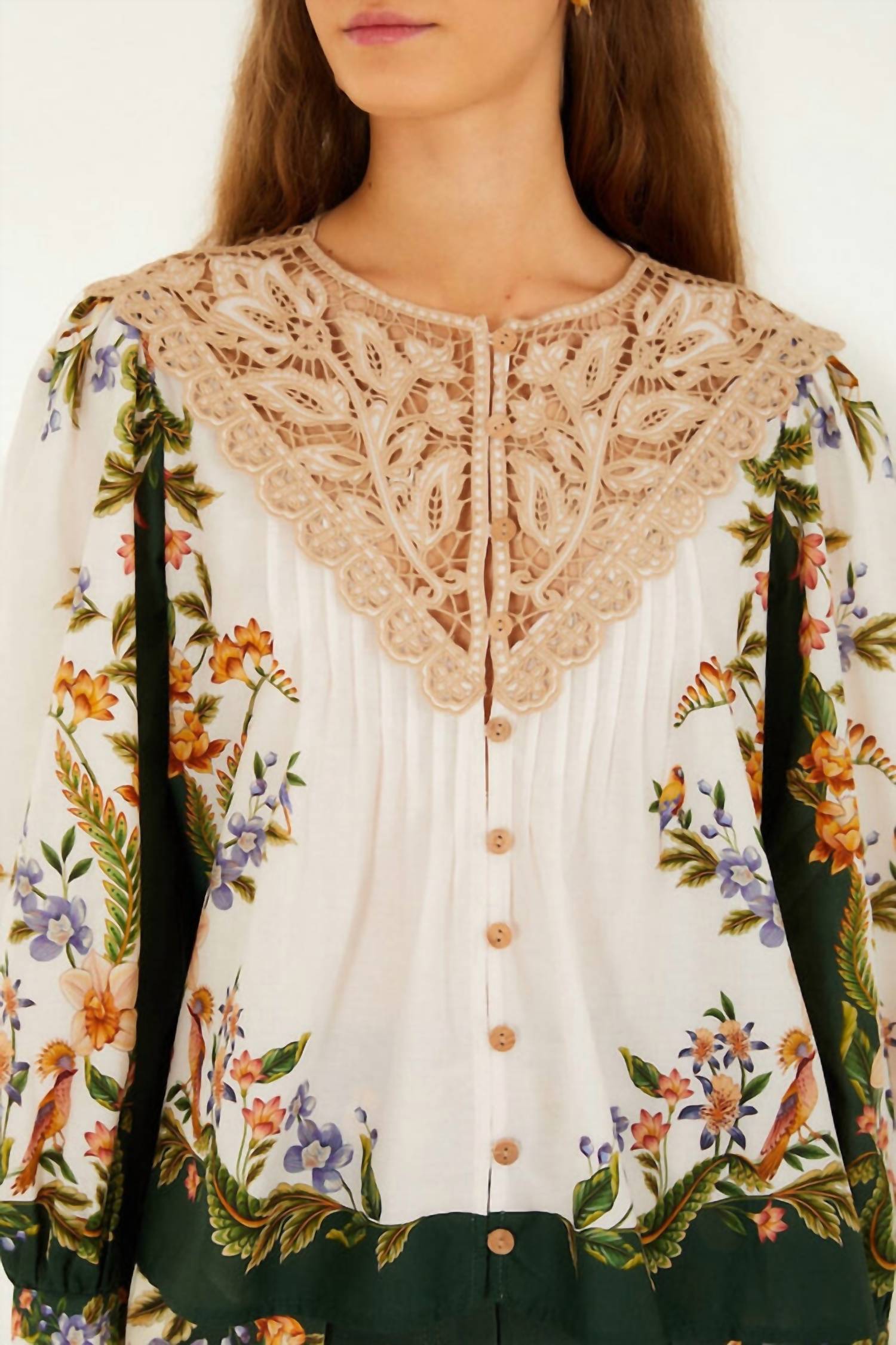 Farm Rio - Nature Long Sleeve Blouse