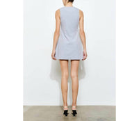 Loucia - Lenore Button Front Sleeveless Mini Dress