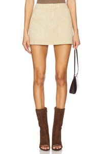 PISTOLA Kayla Mini Skirt in canoe - women's skirt