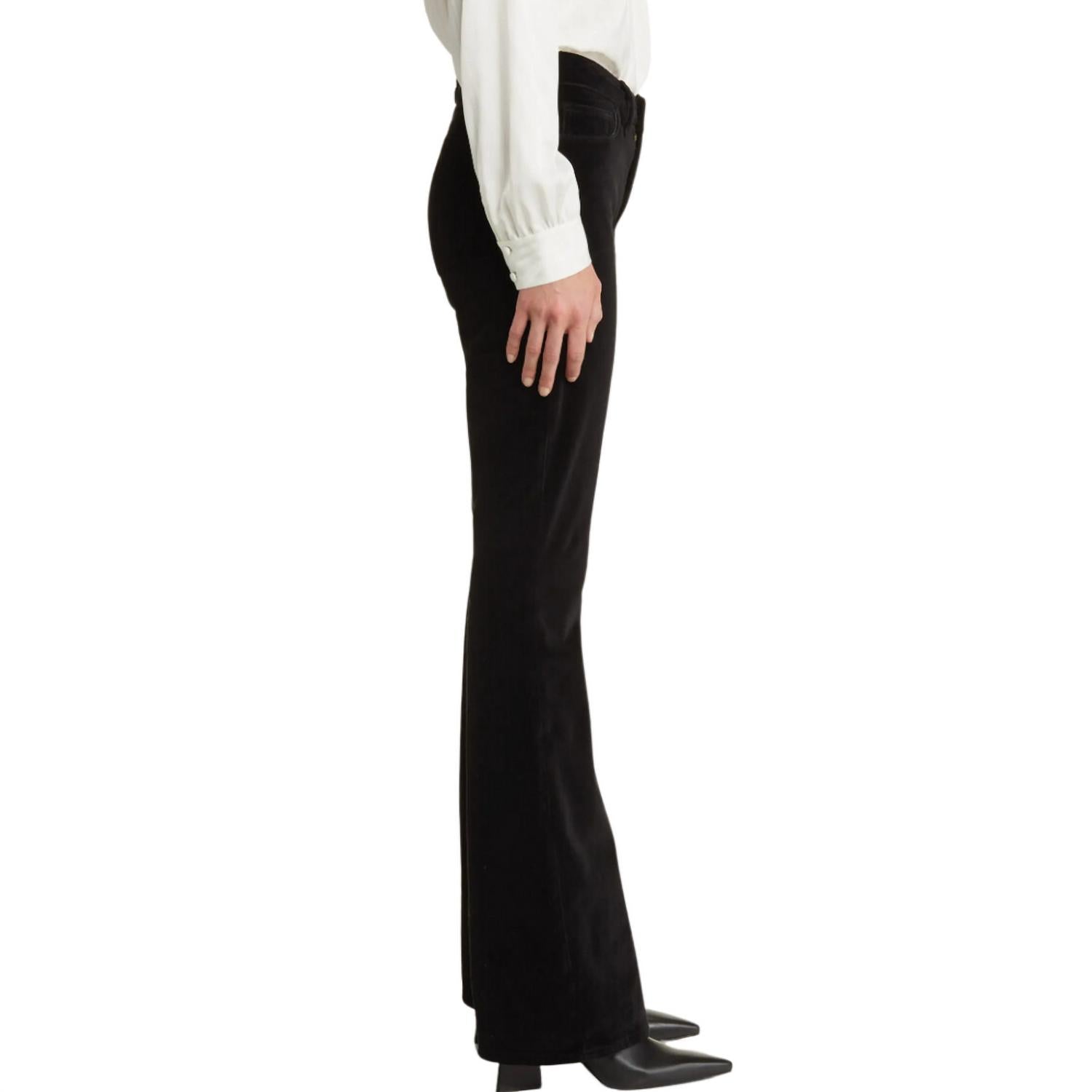 Frame - Women's Le High Flare Velveteen Pants