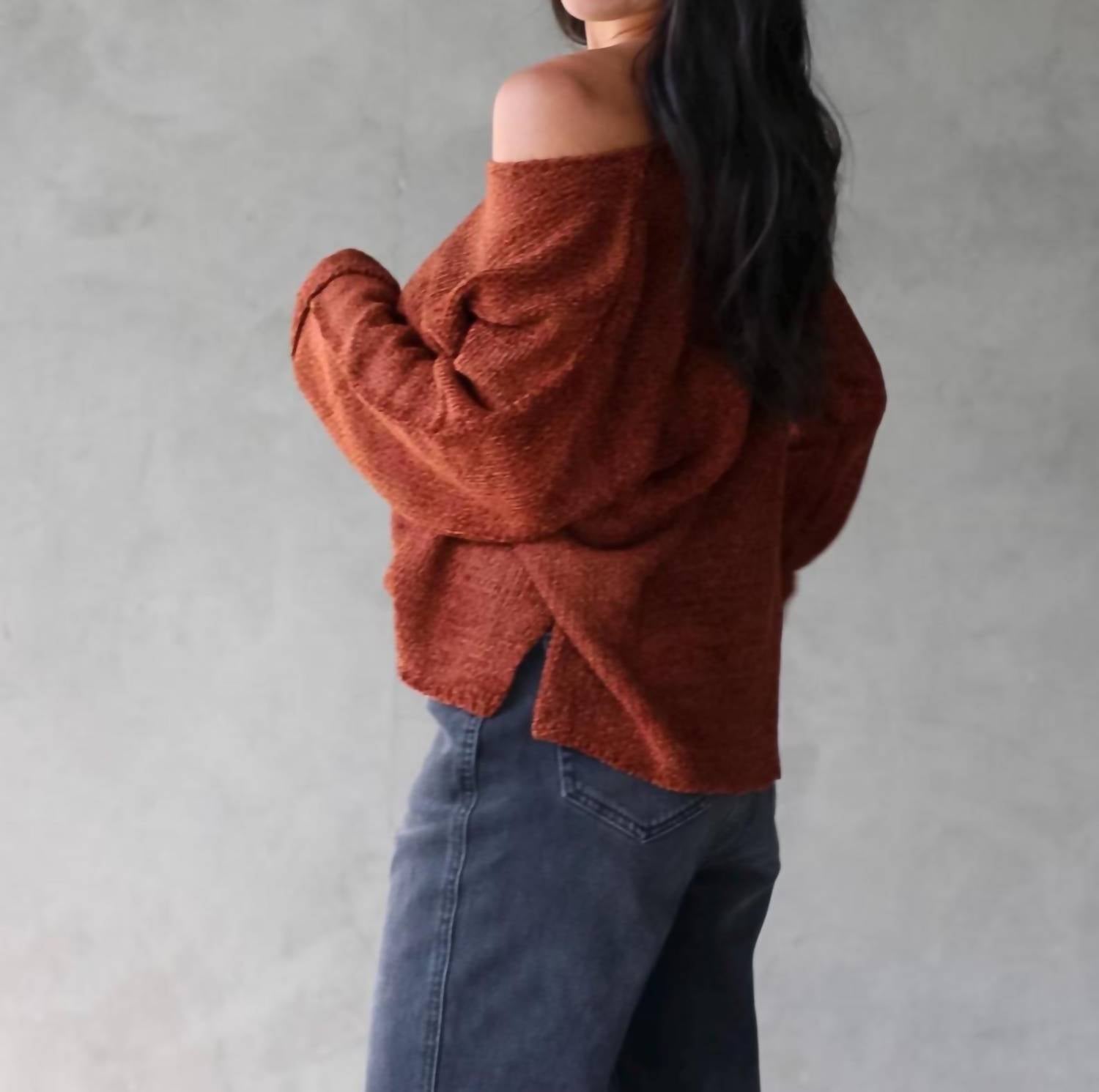 Island Tribe - Chenille Pullover Sweater