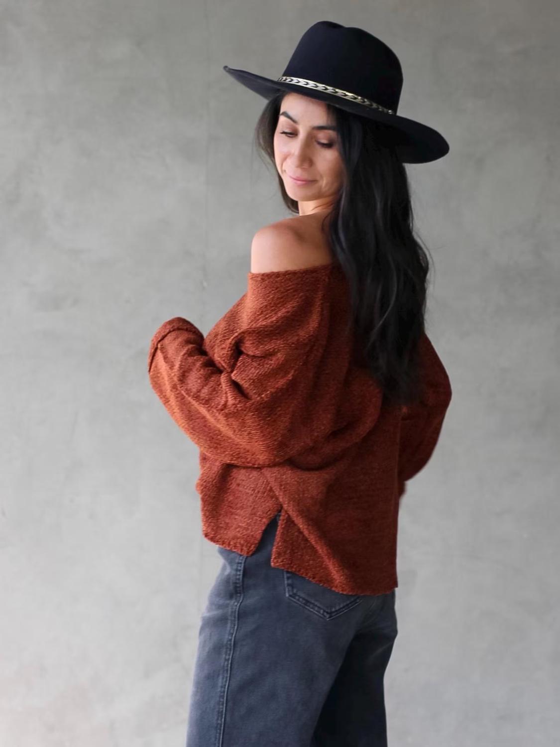 Island Tribe - Chenille Pullover Sweater