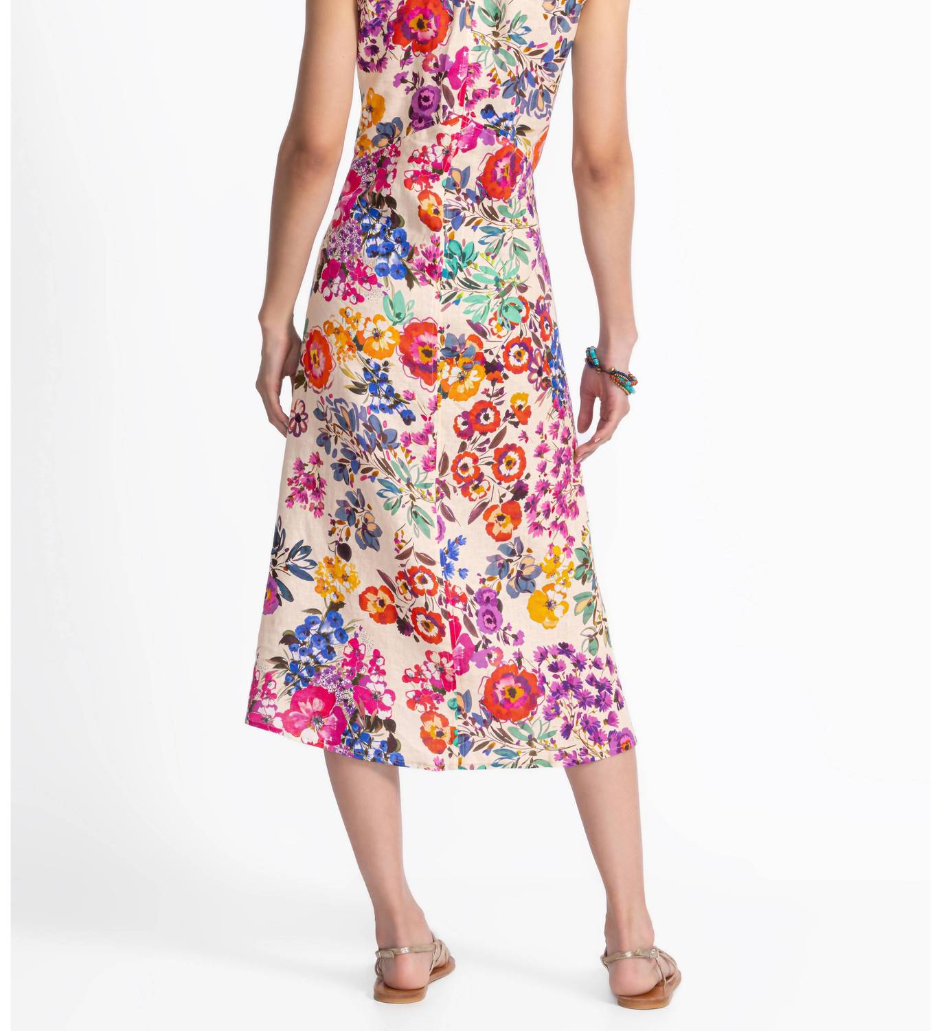 Johnny Was - Linen Chevron Tank Dress