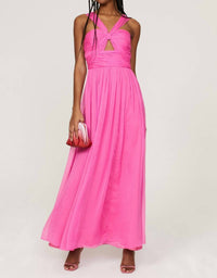 Adam Lippes - Knot Front Maxi Long Gown Dress