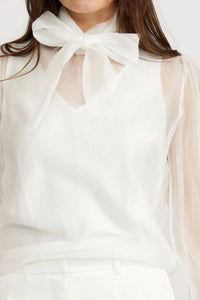 Lucy Paris - Natasia Sheer Blouse