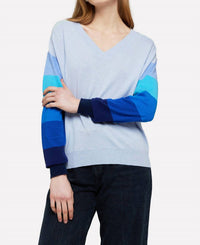 Wispr - Rainbow Raglan V Neck Sweater