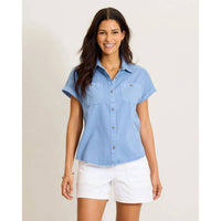 Tommy Bahama - Women's Coastal Twill Short Sleeve Top