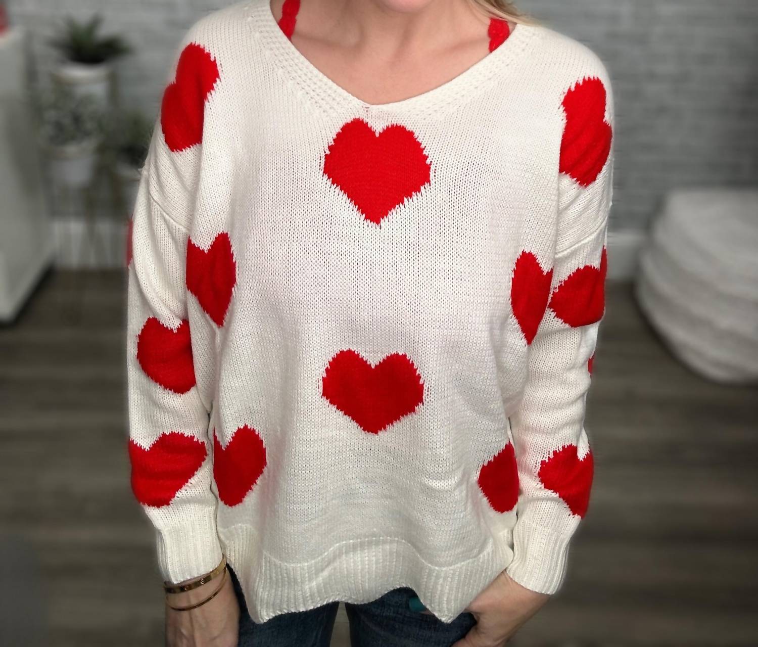 And The Why - I Heart You Sweater