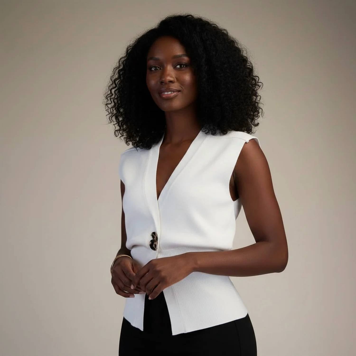 Glam - Avery V-Neck Vest