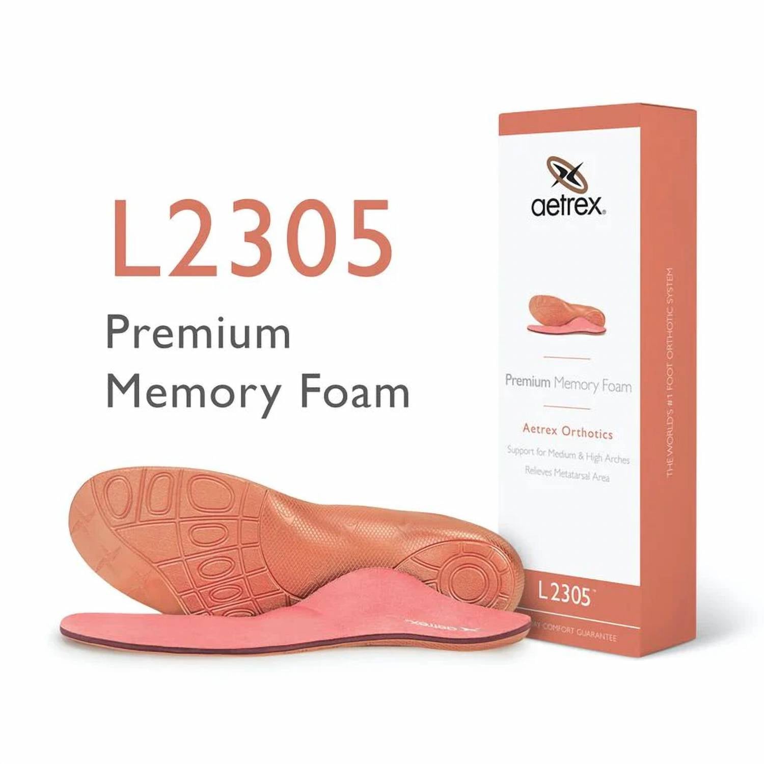 Aetrex - WOMEN'S PREMIUM MEMORY FOAM METATARSAL SUPPORT ORTHOTICS