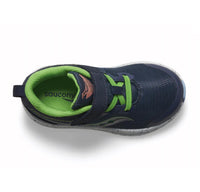 SAUCONY Junior Kid's Kinvara 14 AC Sneakers in navy green - kids' sneaker - view 4