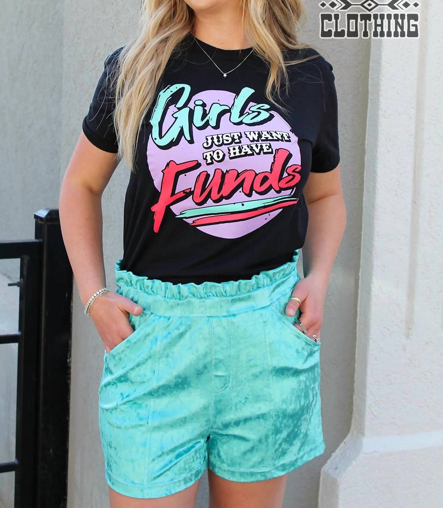 Rowdy Crowd - Women's Vetiver Velvet Shorts