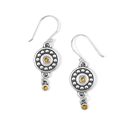 Brighton - Women's Dot Medali Reversible French Wire Earrings