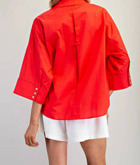 Ee:Some - Patty Pleat Back Blouse
