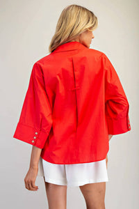 Ee:Some - Patty Pleat Back Blouse