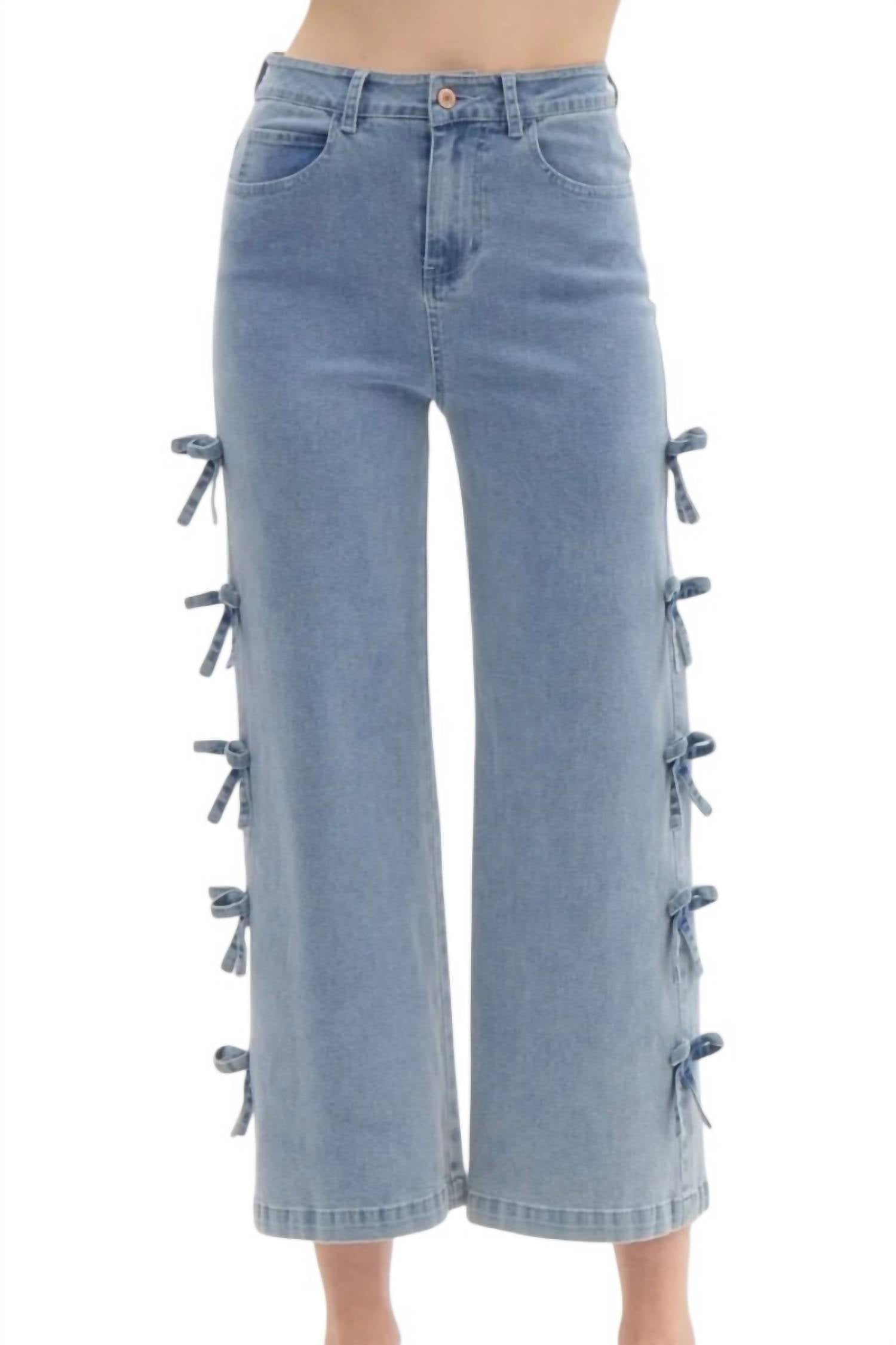 Entro - Andreina Bows Culotte Pants
