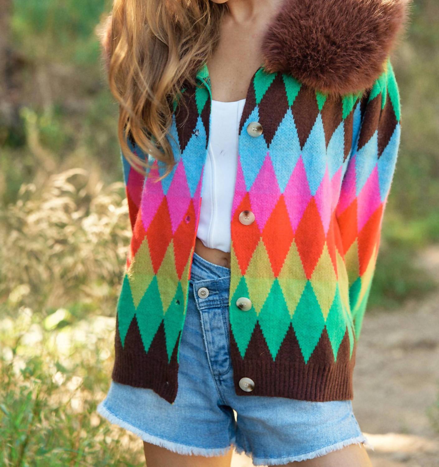 Davi & Dani - Diamonds are a Girl’s Best Friend Cardigan