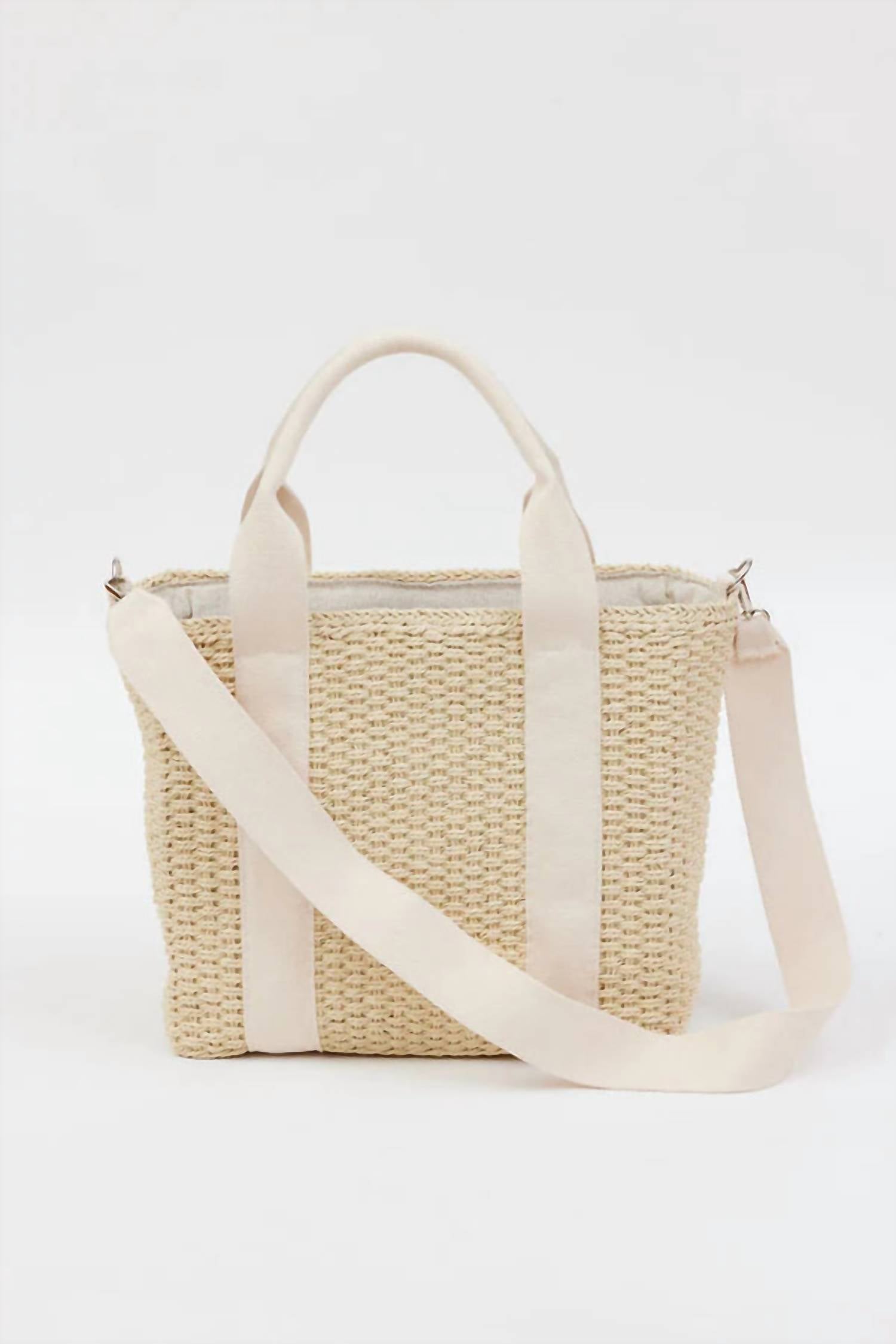 Hat Attack - Women's Modern Straw Cooler Tote Bag