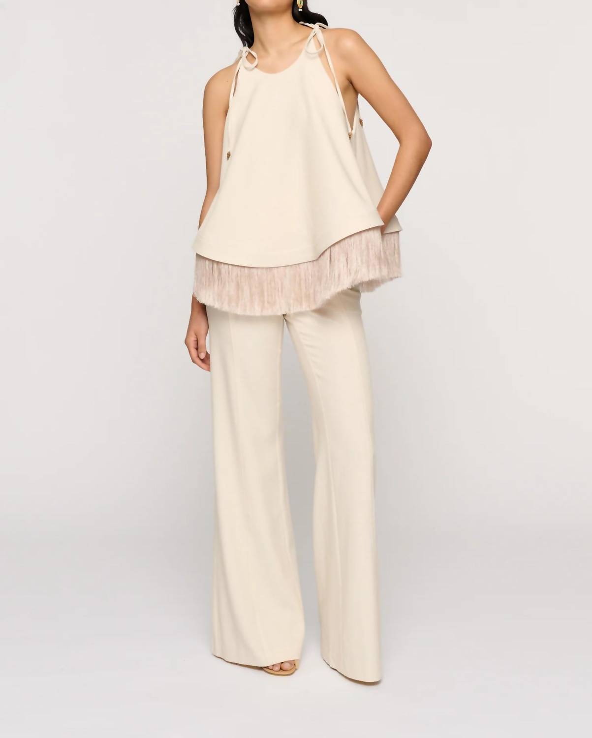 Clea - Bibi Fringe Hem Top