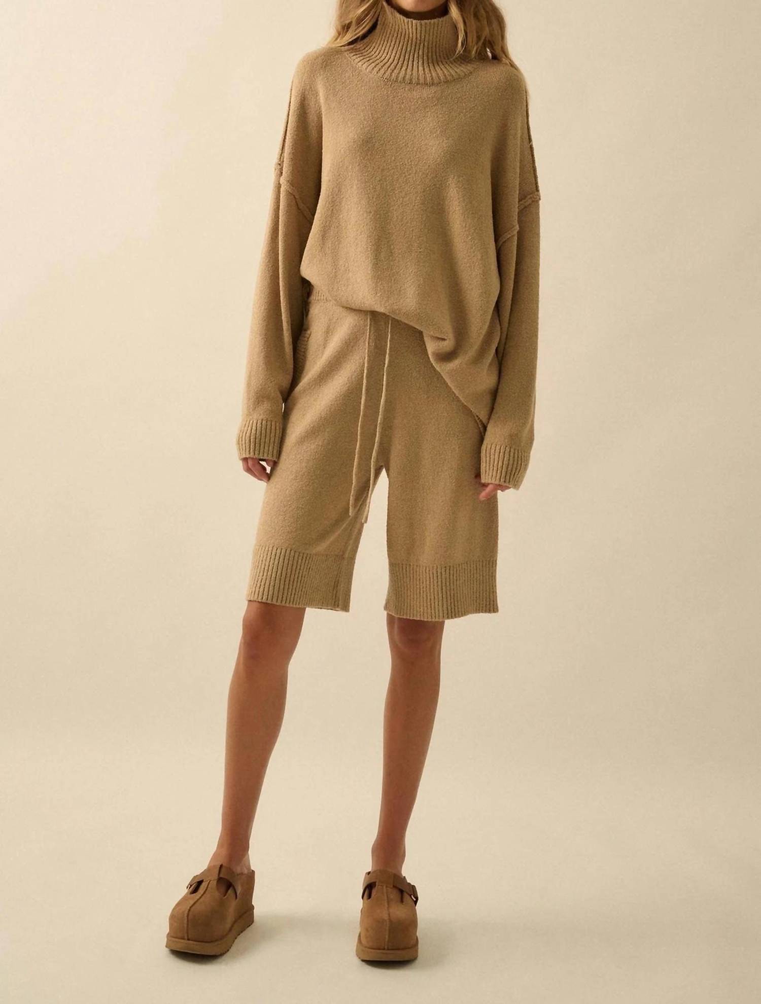 Promesa - Textured Mock-neck Sweater
