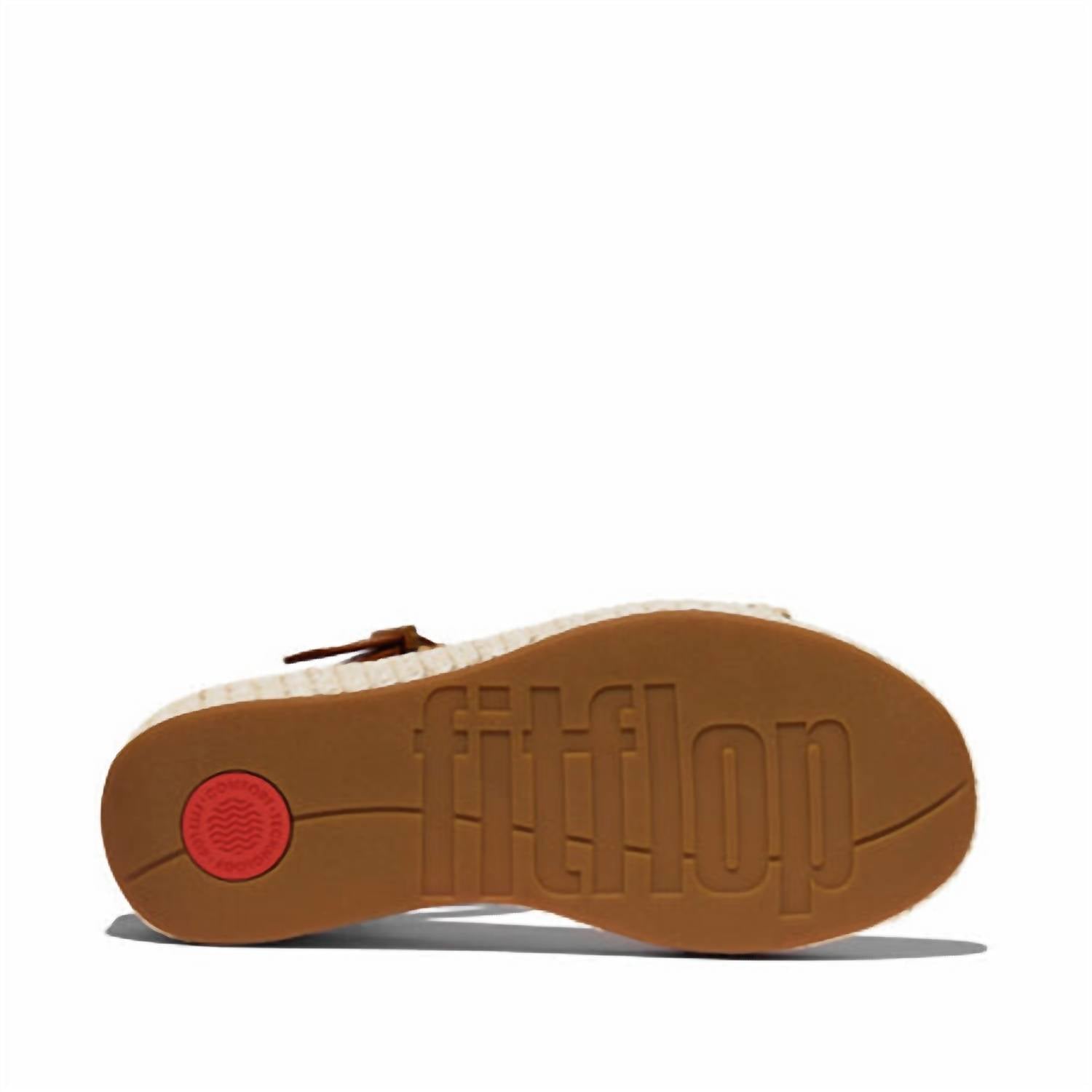 Fitflop - Women's Platforms Woven Wedge Ankle-strap Sandals