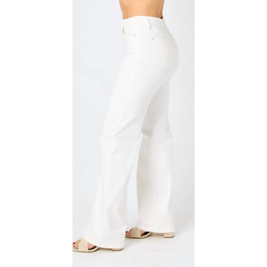 Judy Blue - High Waist Braided Wide Leg Jean