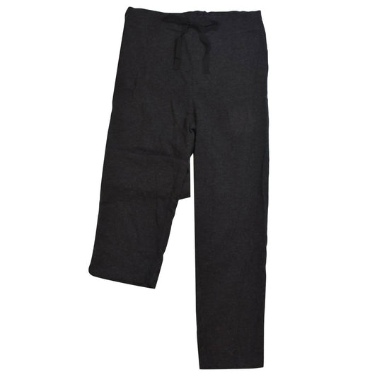 \Women Charcoal Drawstrings Waist Wool Pants