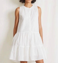 APIECE APART Almada Shirt Dress in cream - women's dress