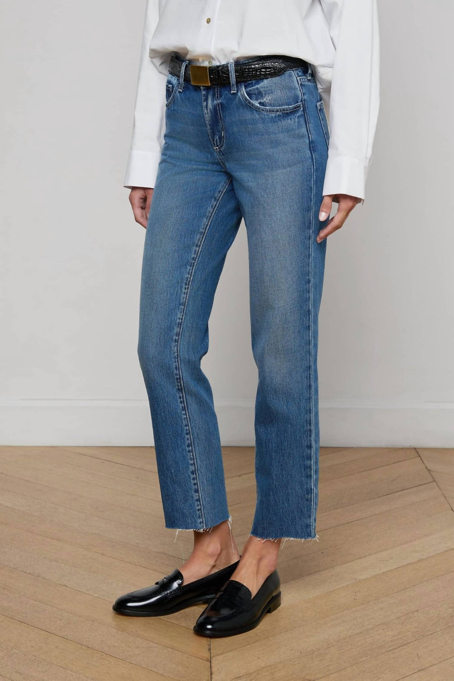 L'Agence - Milana Low Rise Stovepipe Jean