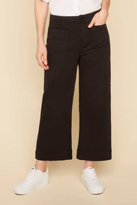 Renuar - Women's Wide Leg Ankle Pant
