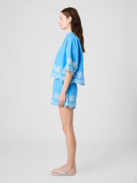 French Connection - Alissa Embroidered Popover Top
