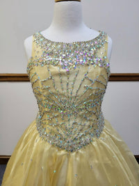 Little Rosie - Girl's Glitz Long Pageant Dress