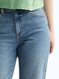 Gasoline - High-rise '90s Straight Jeans