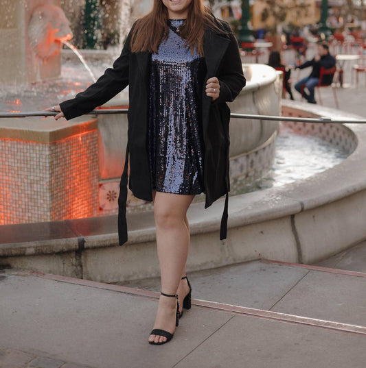 Love Tree - Holly Belted Blazer Coat