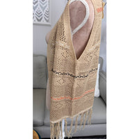 And The Why - Boho Crochet Fringe Vest