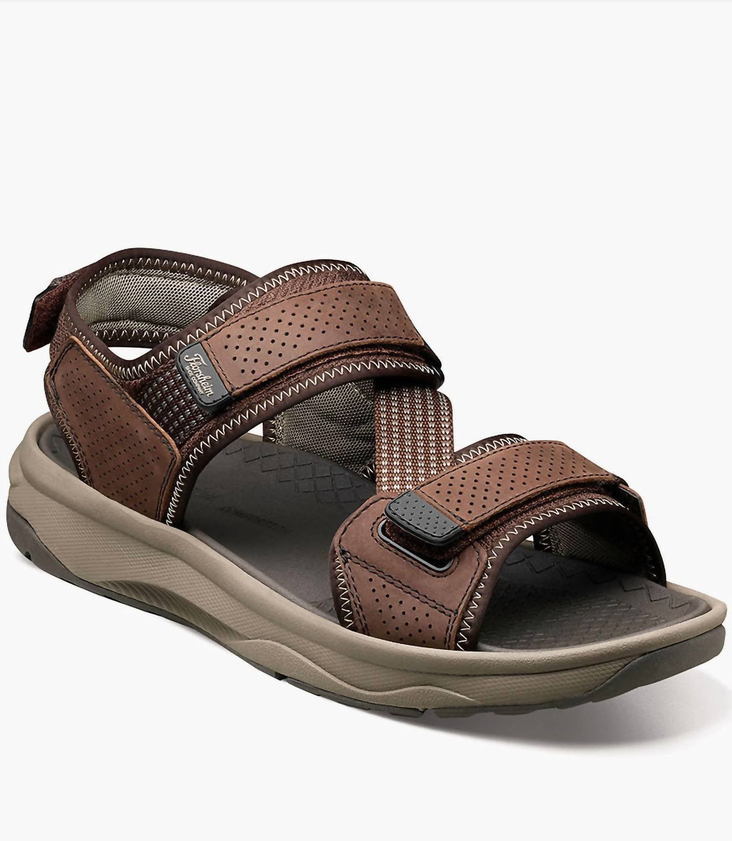 Florsheim Men's Tread Lite River Sandal in brown ch - men's sandal