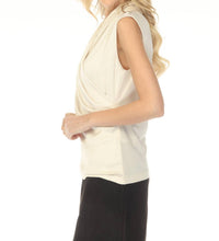 Joseph Ribkoff - Wrap Neck Sleeveless Top
