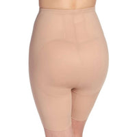 Miraclesuit Flex Fit Hi-waist Thigh Slimmer Shapewear in nude - women's intimate - detail view