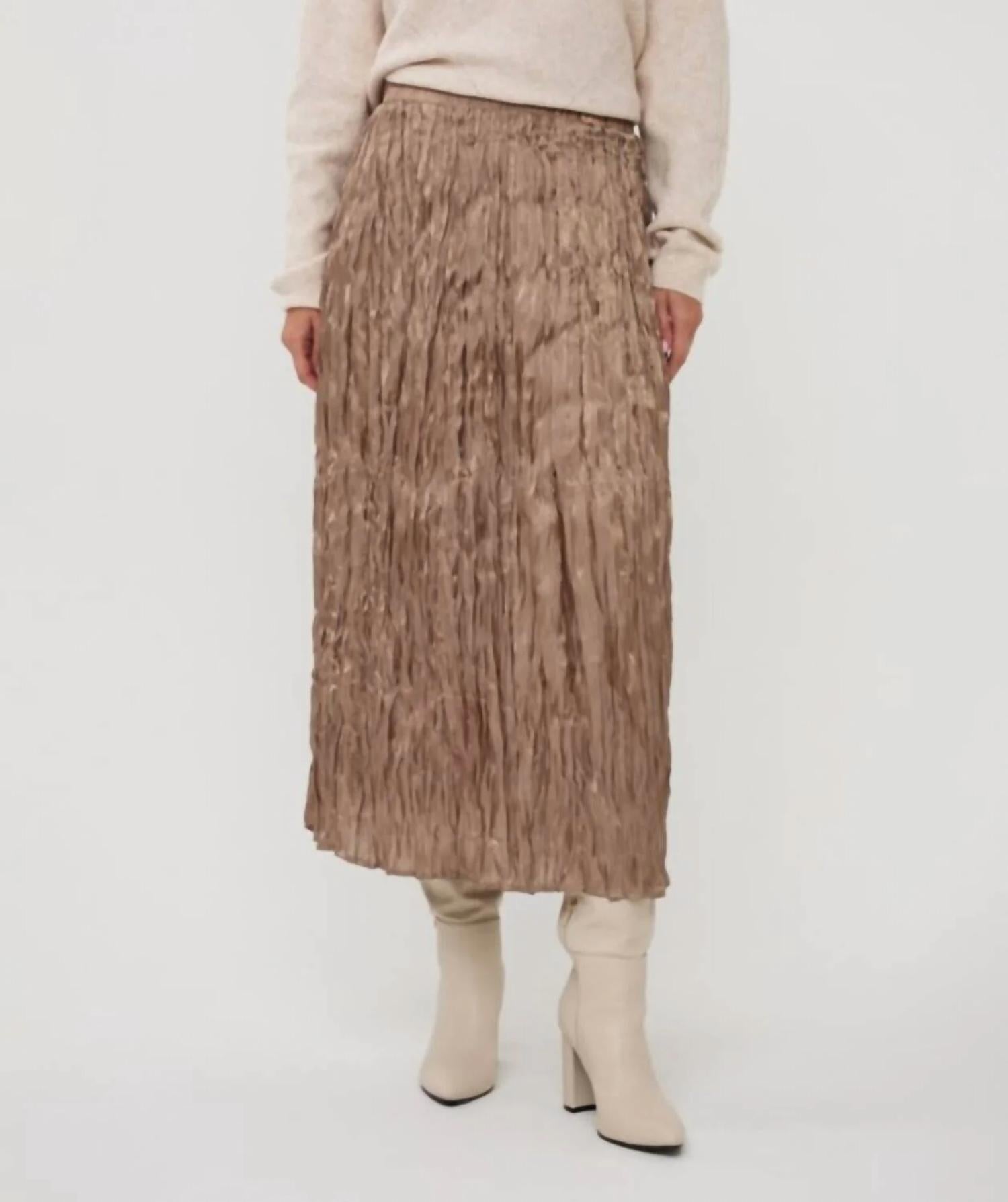 Esqualo - ANDORA PLISSE SKIRT