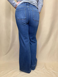 Risen - Flare Patch Pocket Jeans