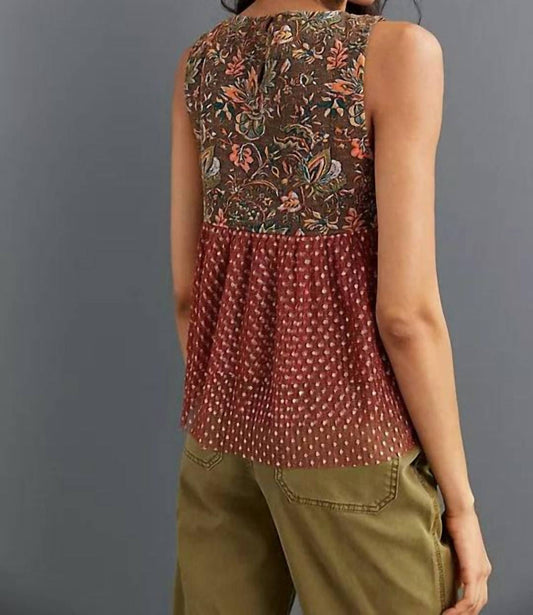 Eva Franco - Jacquard Sleeveless Top