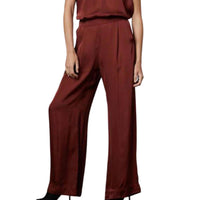 Velvet By Graham & Spencer - Women's Livi Satin Wide Leg Pants