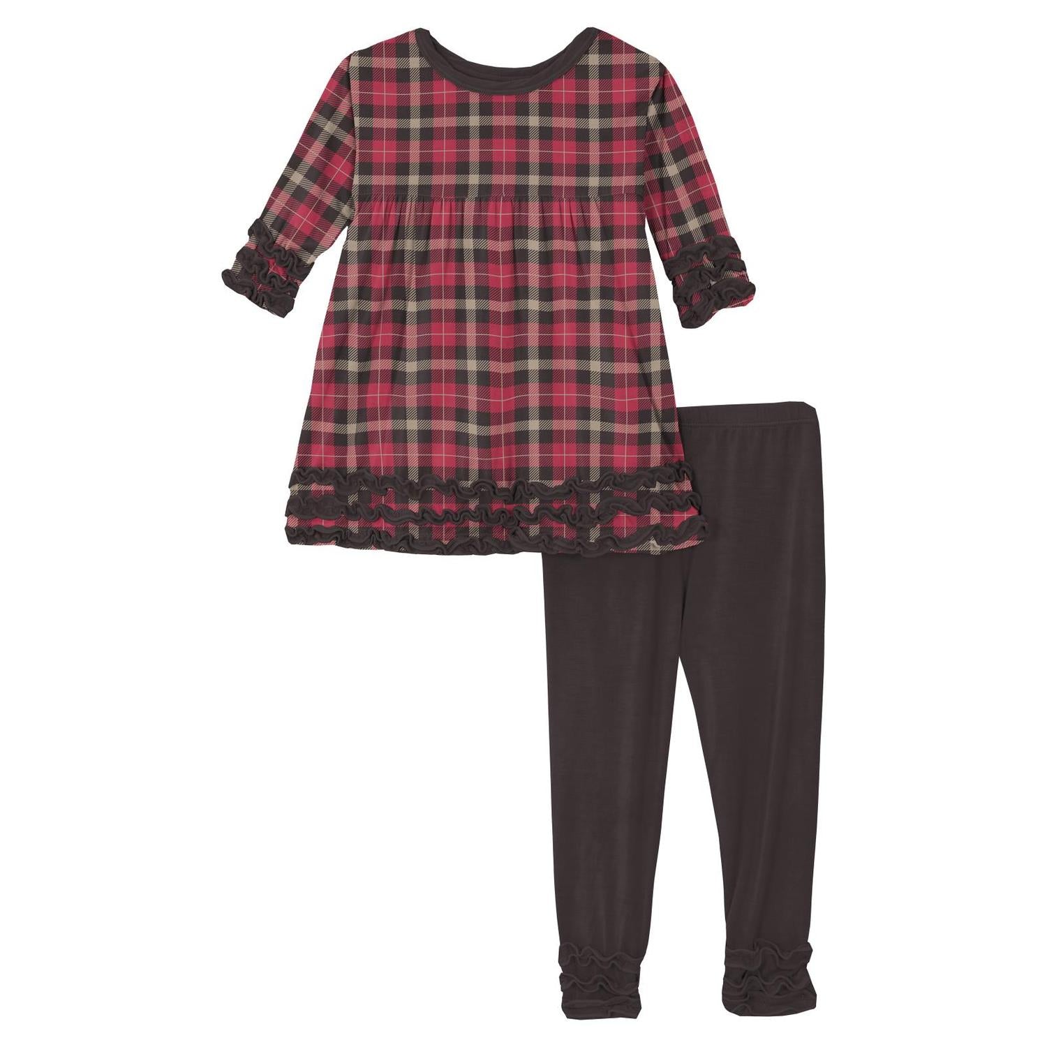 Kickee - Bamboo Long Sleeve Babydoll Set